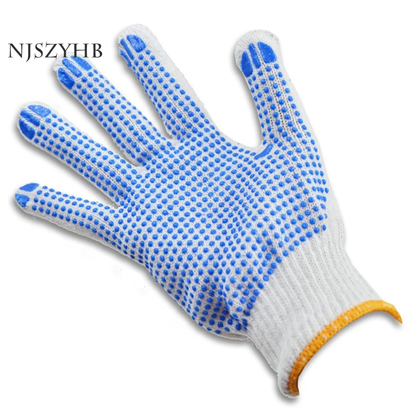 Прочные пропитанные ПВХ толстые хлопковые рабочие защитные проволочные