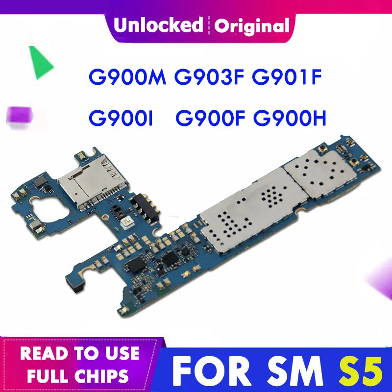Оригинальная материнская плата для Samsung Galaxy S5 G900M G900I G900F G900H G903F G901F логическая без