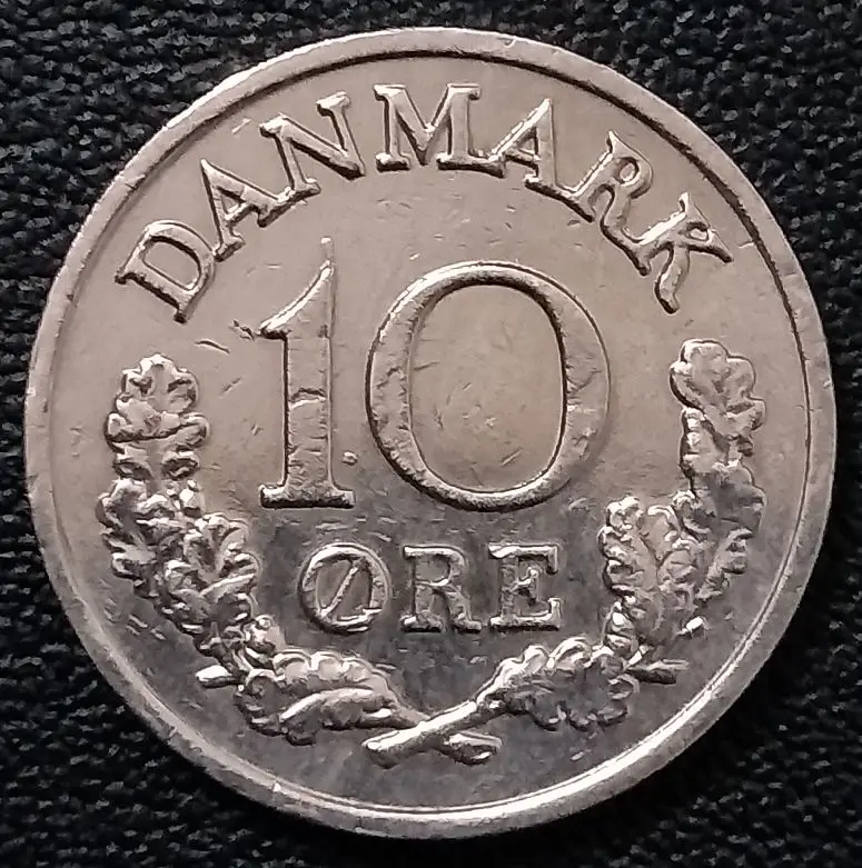 Дания 10 ол монета Европа 100% оригинальная для коллекции старого - купить по
