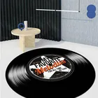 Мои любимые мелодии, круглый ковер, напольный коврик, музыка, виниловые записи, ковры для гостиной, стула, Противоскользящий коврик, декор для спальни, коврик