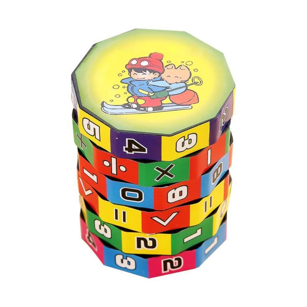 Забавная космическая математическая игрушка с цифрами головоломка куб дети