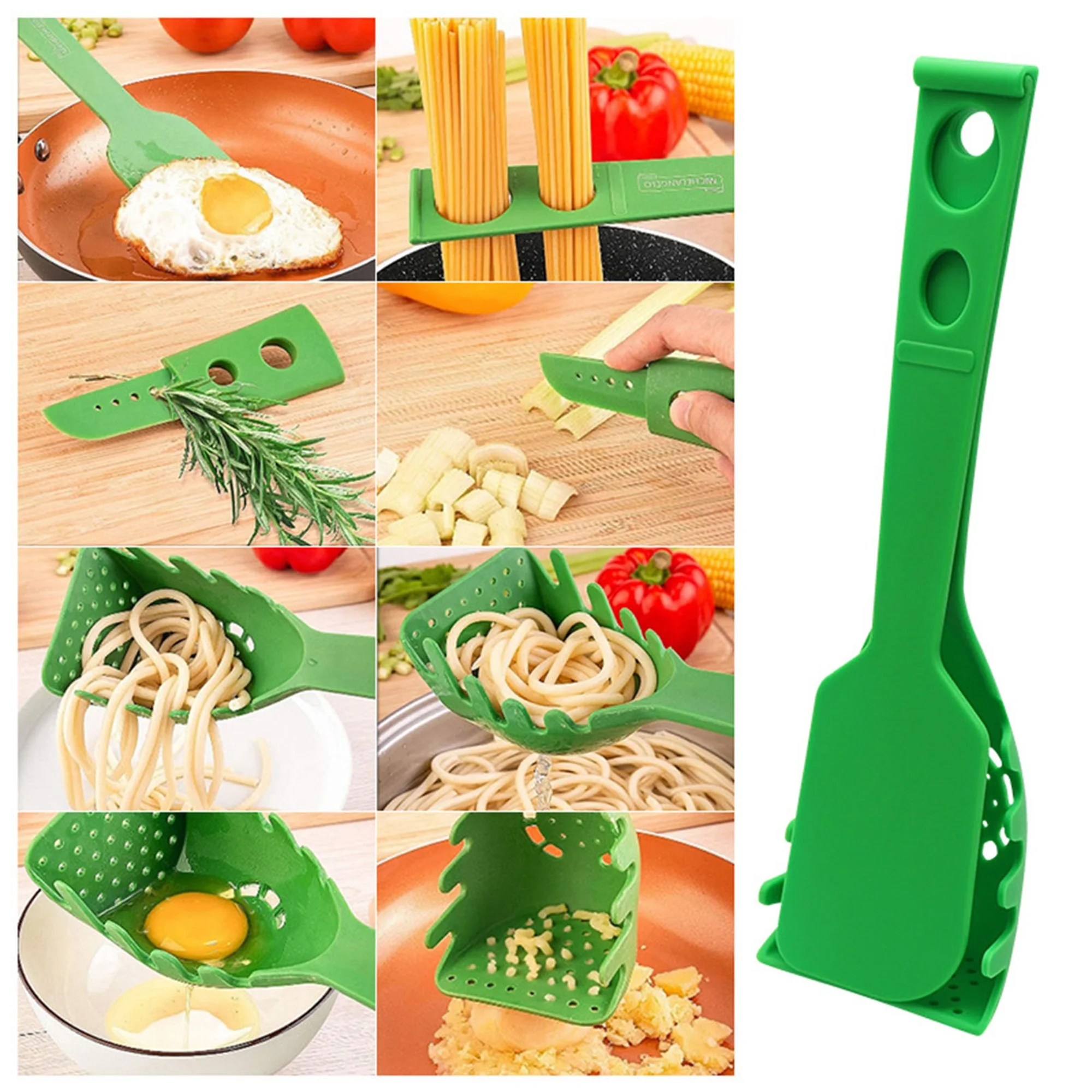 

8 in 1 Kitchen Spatula Removable Structure Versatile Vents Multifunction Turner Home Cooking Gadgets Kitchen Baking Accessories