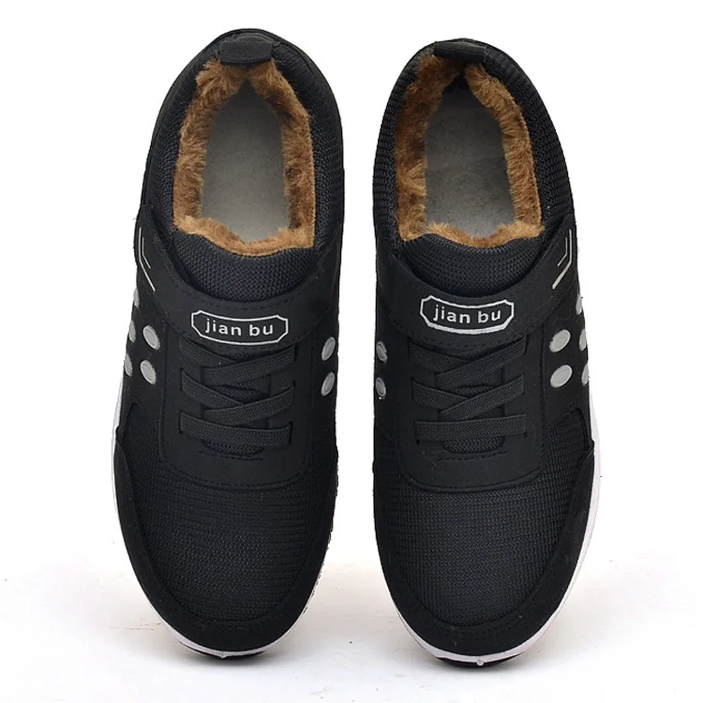 

Couple Winter Warm Sneakers Men Women Warm Plush Sports Shoes Light Weight Breathable Shoes Sneaker Unisex Platform Fur Sneakers