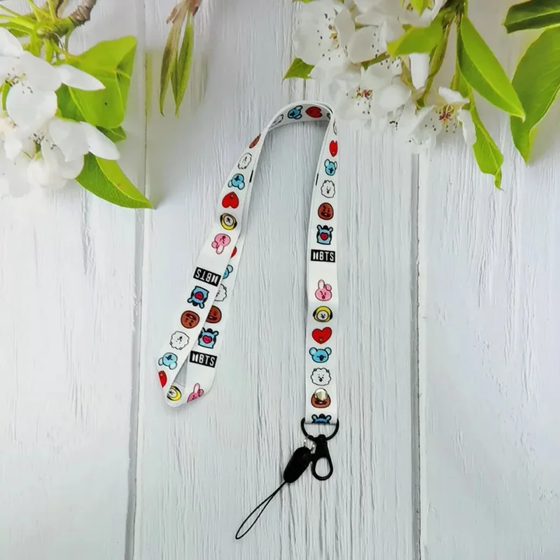 

Cute Doll Keychain Mobile Phone Straps ID Card Lanyard Badge Holder Hand Rope For Women Fashion Accessory Keyrings Gifts