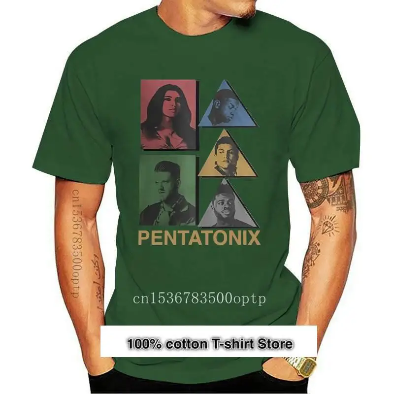 

Camiseta de Pentatonix для женщин, Camiseta de algodón de corte Regular 341(1)