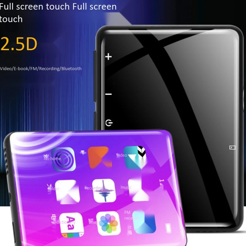 

2.4 Inch Bluetooth Music Player Press Mp3 Walkman Rechargeable Music Player HiFi for Students Music Movies Player