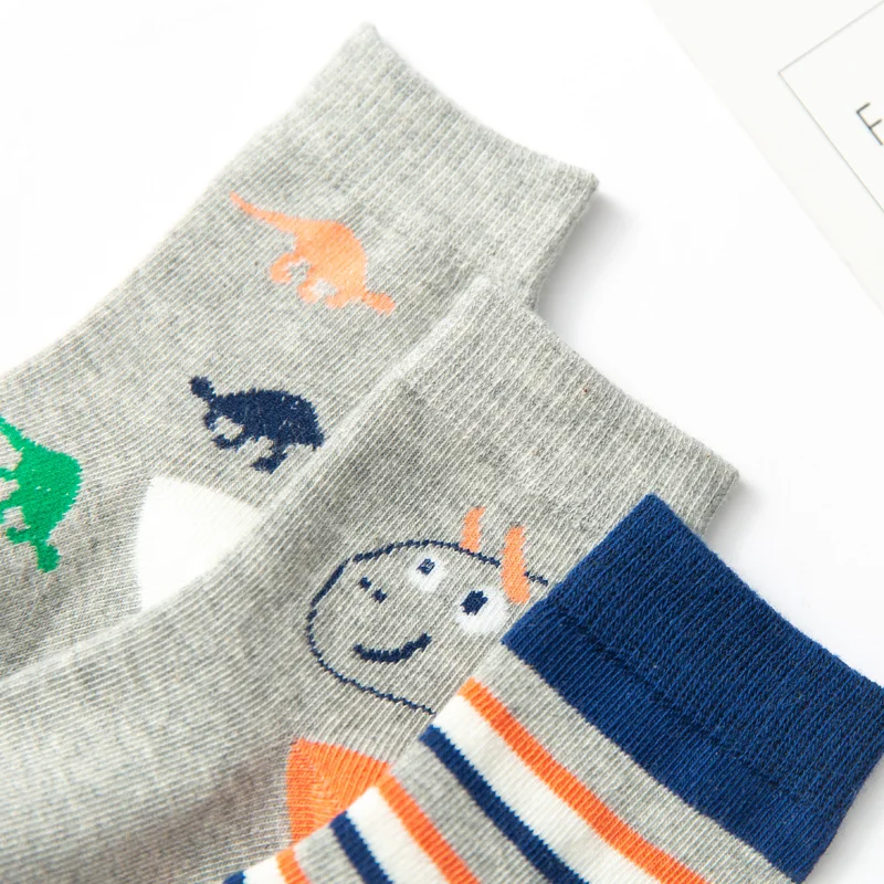 Детские носки для мальчиков и девочек От 1 до 12 лет Хлопковые малышей
