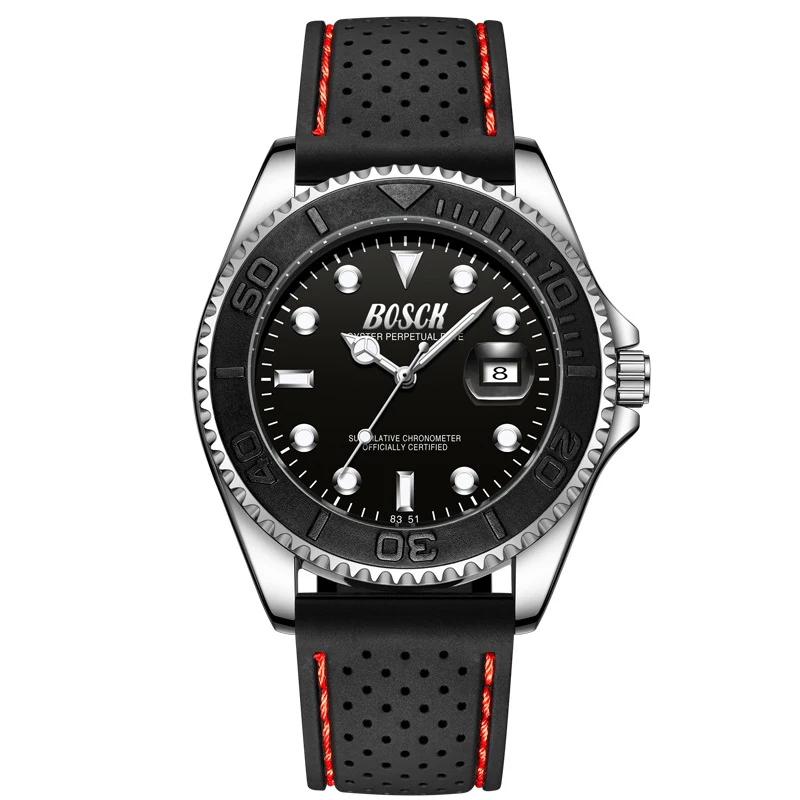 Мужские спортивные часы модные кварцевые наручные синие водонепроницаемые