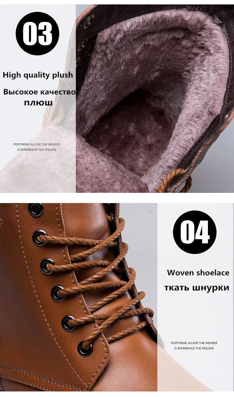 Размеры 38-46; мотоциклетные ботинки; мужские зимние ботинки из натуральной кожи; мужские военные ботинки; теплые зимние ботинки на меху; Мужская обувь черного цвета