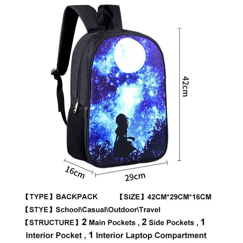Afro Brown Science Boy Print Backpack Children School Bags For Teenage Africa Boys Daypack Student Laptop backpacks Book Bag
