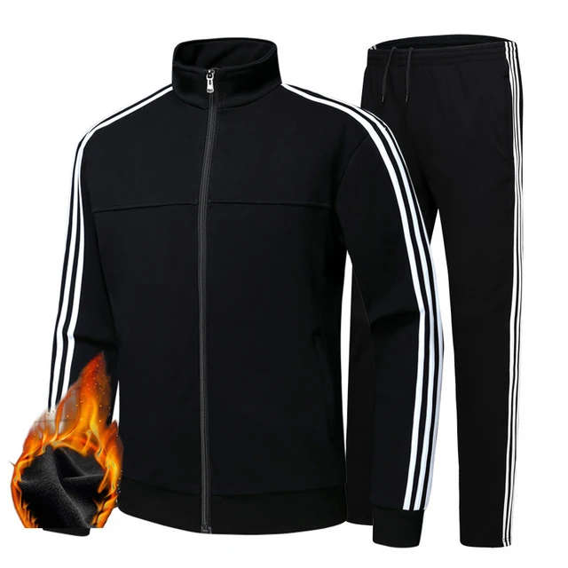 Осень зима Человек спортивный костюм на молнии пальто фитнес тренировка Мужская