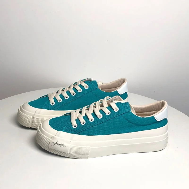 

Туфли женские холщовые на платформе, Классические повседневные лоферы, плоская подошва, модные кроссовки