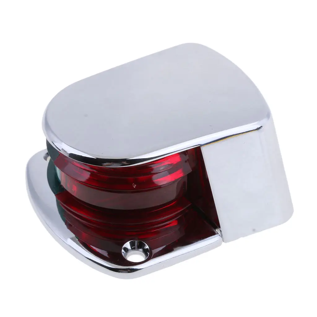 

Brand New High Quality Marine Light Bow Navigation Light Bi-Color Red & Green Lens Signal Lights
