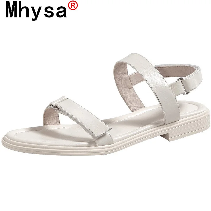

Summer 2021 Fashion Women's Shoes Casual Comfortable Flat Shoes Open Toe Sexy Beach Shoes Women's Solid Color Simple Sandals