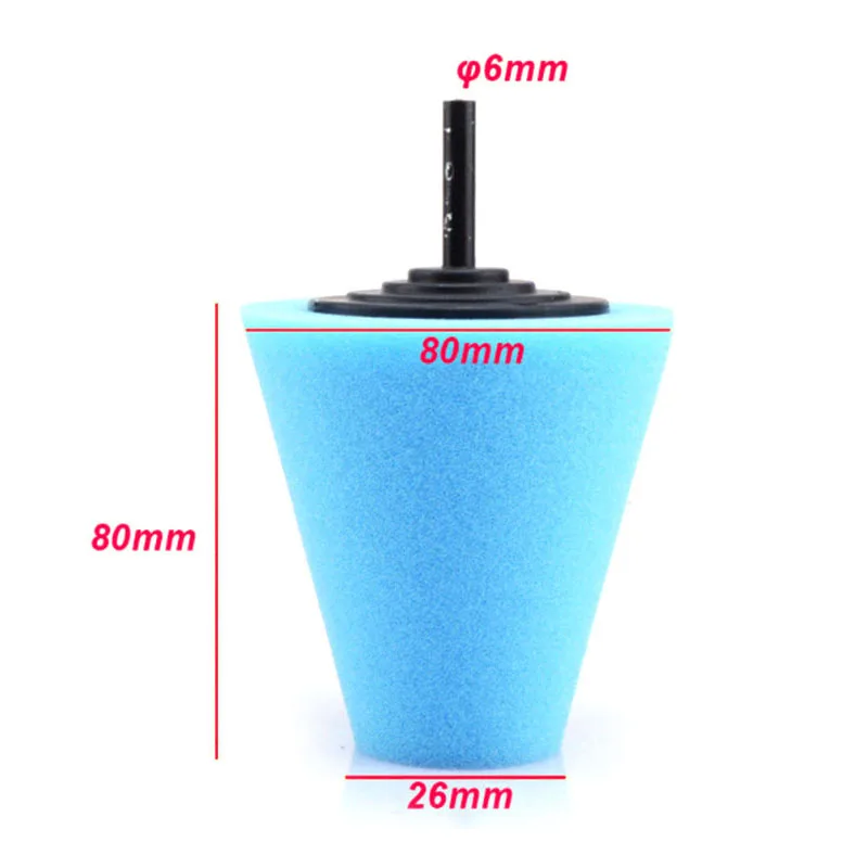 Коническая полировальная губка 6 мм для автомобиля | Автомобили и мотоциклы