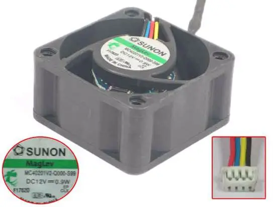 SUNON MC40201V2-Q000-S99 Вентилятор охлаждения сервера DC 12V 0 9 W 40x40x20mm 4-проводной - купить по