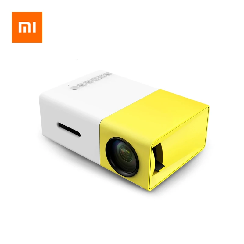 Мини проектор Xiaomi YG300 светодиодный 600 лм 3 5 мм аудио 320x240 пикселей|Смарт-гаджеты| |