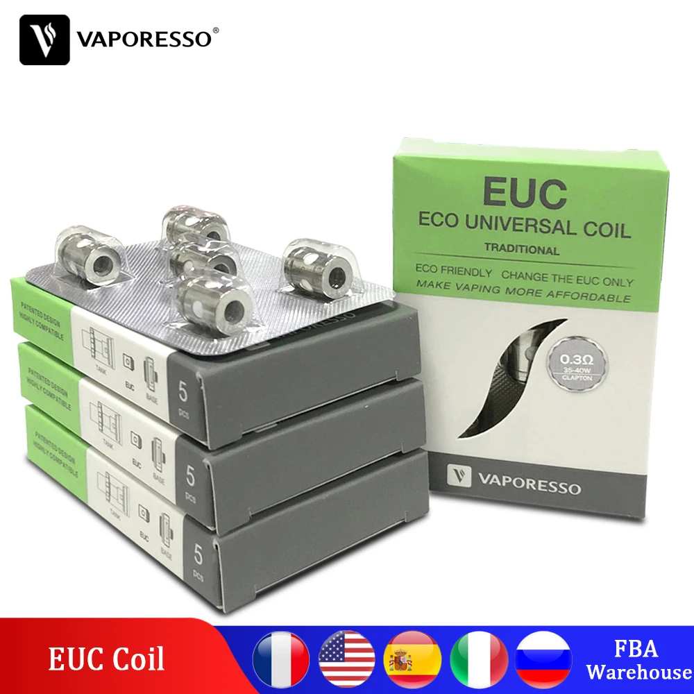 25 шт. оригинальный испаритель керамический SS316L традиционный Clapton 0.3ohm 0.4ohm 0.5ohm 0.6ohm