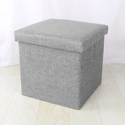Dark Gray Бытовой Органайзер, коробка для дивана, удобный стул, диван, табурет для хранения ног, коробка для хранения, артефакт, табуре, пуф - Цвет: Dark Gray
