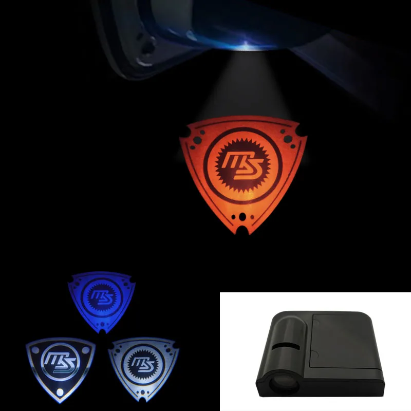 Беспроводной светодиодный лазерный проектор HD для двери автомобиля с логотипом
