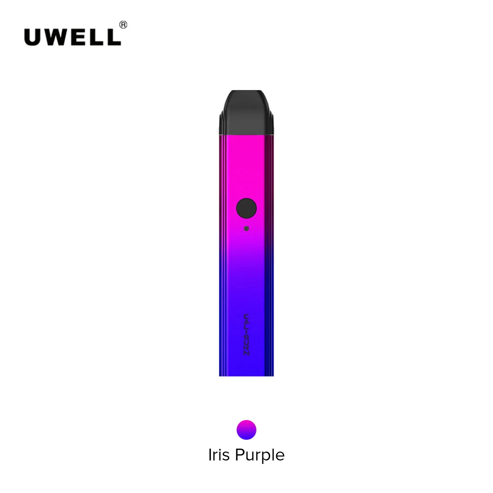 Стартовый набор Uwell Caliburn Pod с 520 мАч встроенным аккумулятором 2 мл картриджем Pod электронная сигарета Vape испаритель - Цвет: Iris Purple