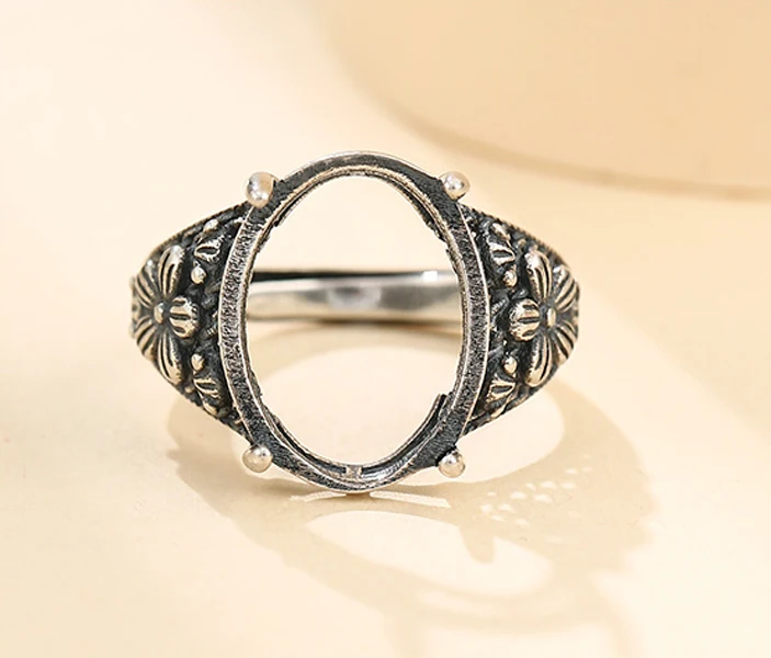 Основание для ювелирных изделий серебро 925 пробы женщин 12 х16 мм чистый блокнот A5789