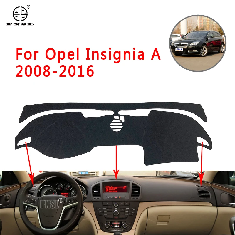 PNSL коврик для приборной панели автомобиля Opel Insignia A 2008 2009 2016 Солнцезащитный блок