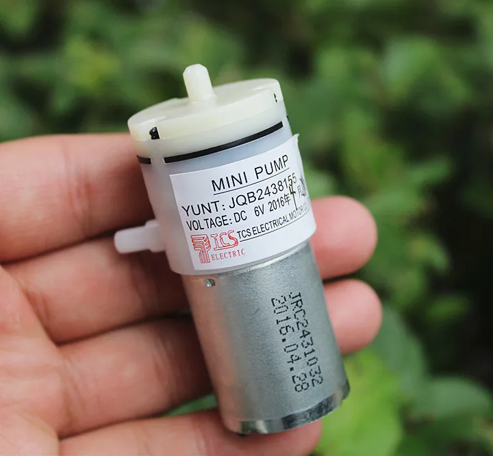 2 шт. DC 3V 3 7 v 4 5 V 6V Mini Mute 370 воздушный насос для воды Вакуумный Насос самовсасывающий