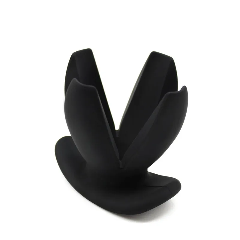 4-V образным вырезом шерсть трикотажный Силиконовые анальные расширители полые