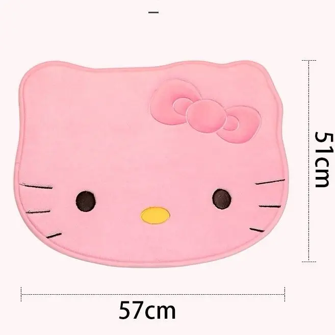hello kitty cute cartoon creative toilet entrance toilet floor mat absorbent bathroom non slip floor mat free global shipping