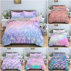 Комплект постельного белья из микрофибры, роскошный детский комплект с пододеяльником, с застежкой-молнией, Королевский пододеяльник большого размера