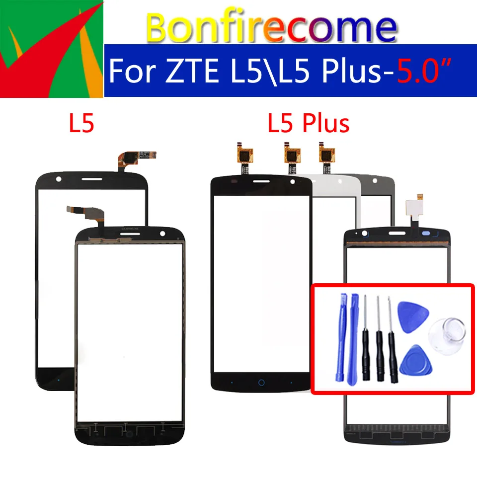 Панель сенсорного экрана для ZTE Blade L5 Plus L5Plus дигитайзер датчик переднее стекло