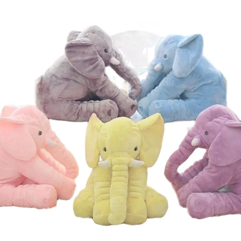 Плюшевые игрушки со слоновой кожей 40/60 см без ПП хлопка мягкая детская подушка