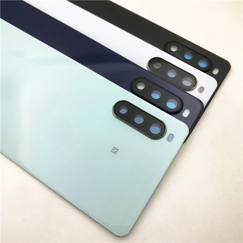 

For Sony Xperia 10 II Original Glass Battery Cover Rear Door Panel Housing Case With Camera Lens Replacement Parts