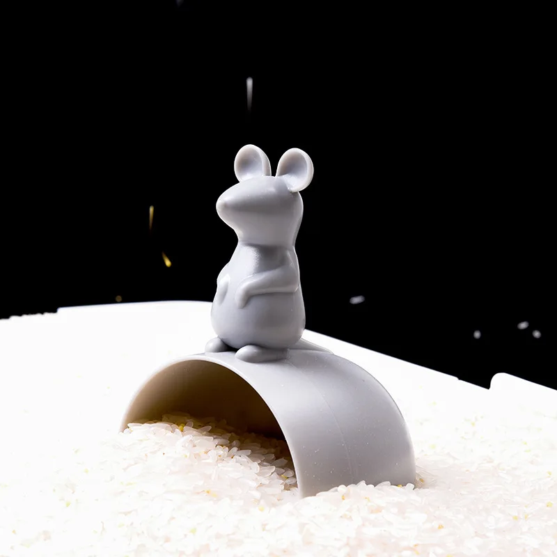 

Creative Plastic Rice Spoon Cute Mouse Shape Rice Spoon Rice Spoon, Food Grade Coarse Grains Small Shovel Kitchen Tools