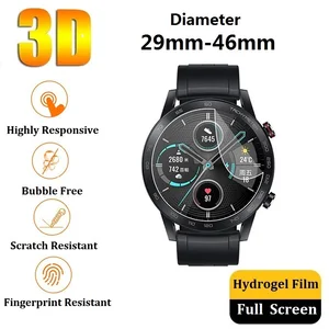 3D Hydrogel Protective Film for Smartwatch Smart Watch Screen Protector
for Round Watch Diameter 33 35 37 39 42 mm 29-46mm Foil