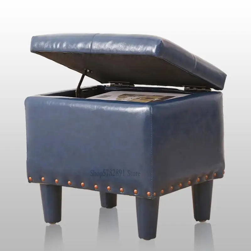 Многофункциональный табурет для хранения в европейском и американском стиле