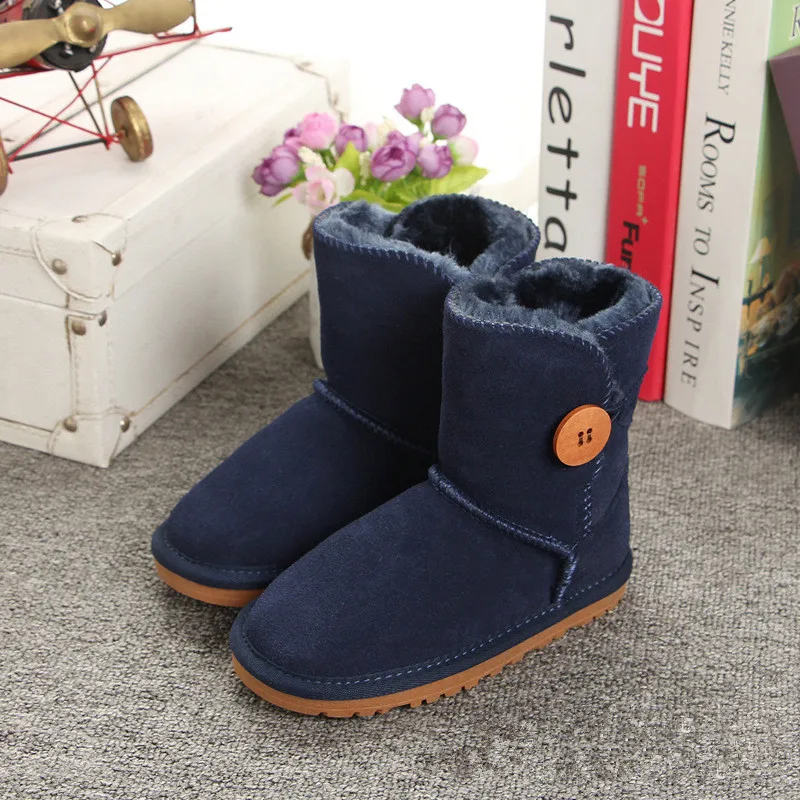 2019 г. Детская обувь зимняя теплая модная для мальчиков и девочек детские зимние