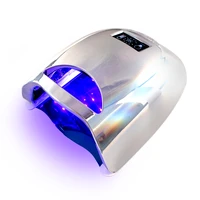 professional silver cure cordless wireless 48w led uv light nail lamp manicure pedicure rechargeable battery