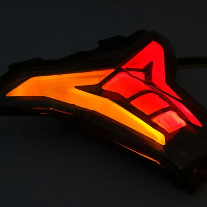 Интегрированные светодиодные задние фонари дымовая линза поворотник сигнала