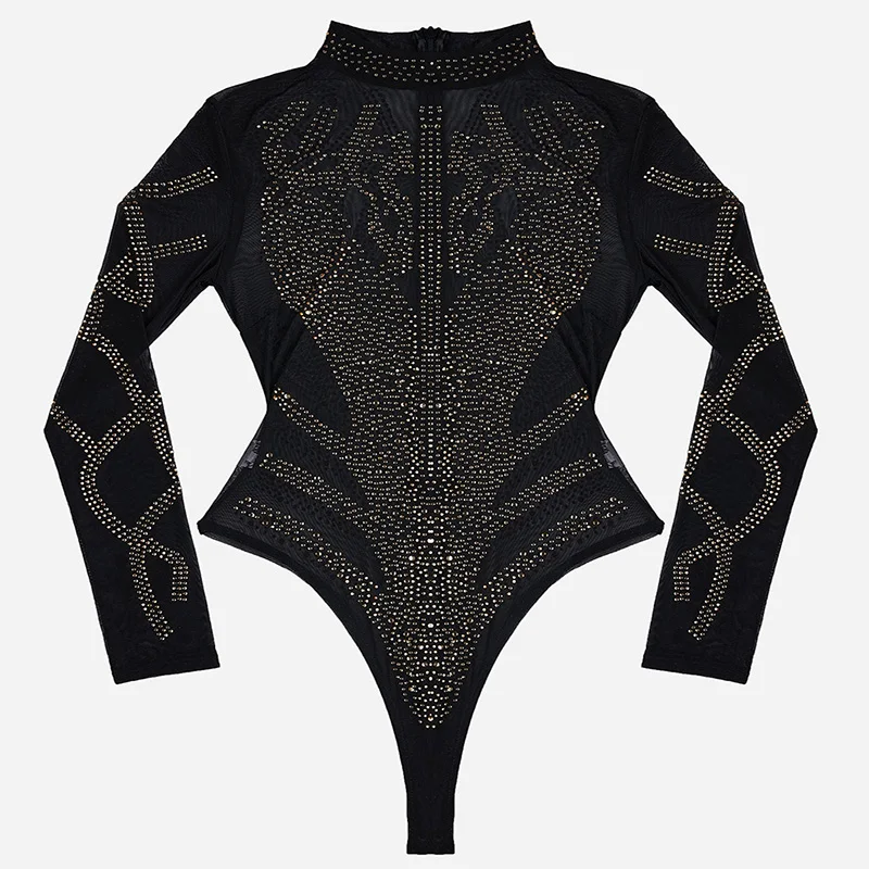 ADEWEL пикантная обувь черного золотистого и стразы Сетчатое трико для женщин