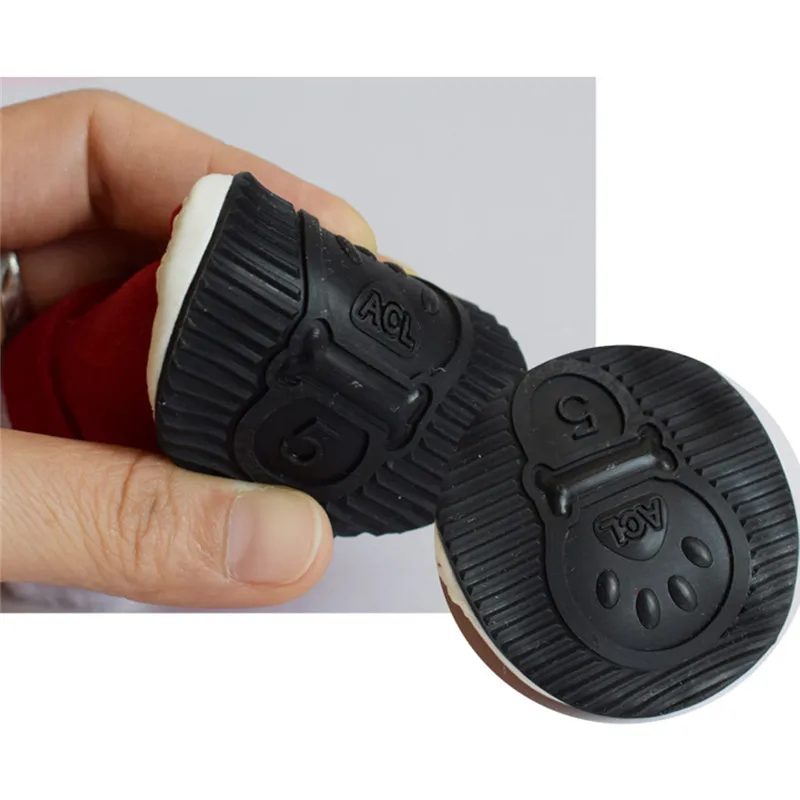 Зимняя водонепроницаемая обувь для домашних питомцев нескользящая дождя и снега