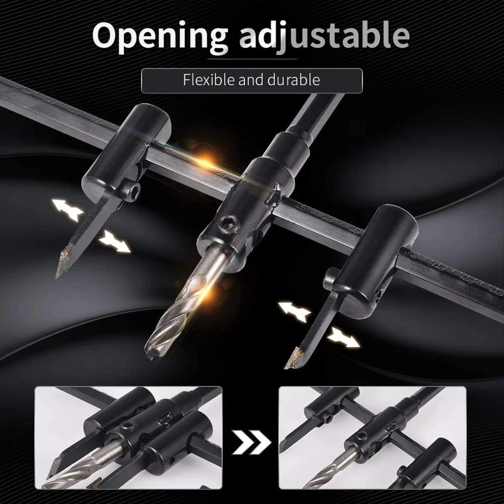 1 шт. 30 мм-200 мм открывалка для деревообработки Регулируемая деревянная круглая