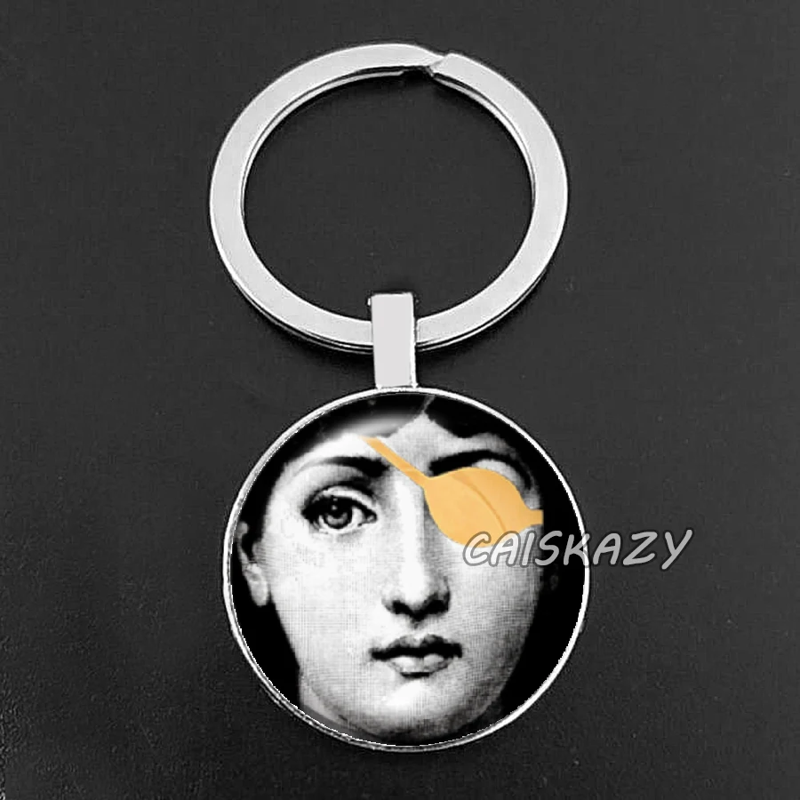 Новый Ретро брелок богиня Лина для лица модный мужской и женский кошелек сумка