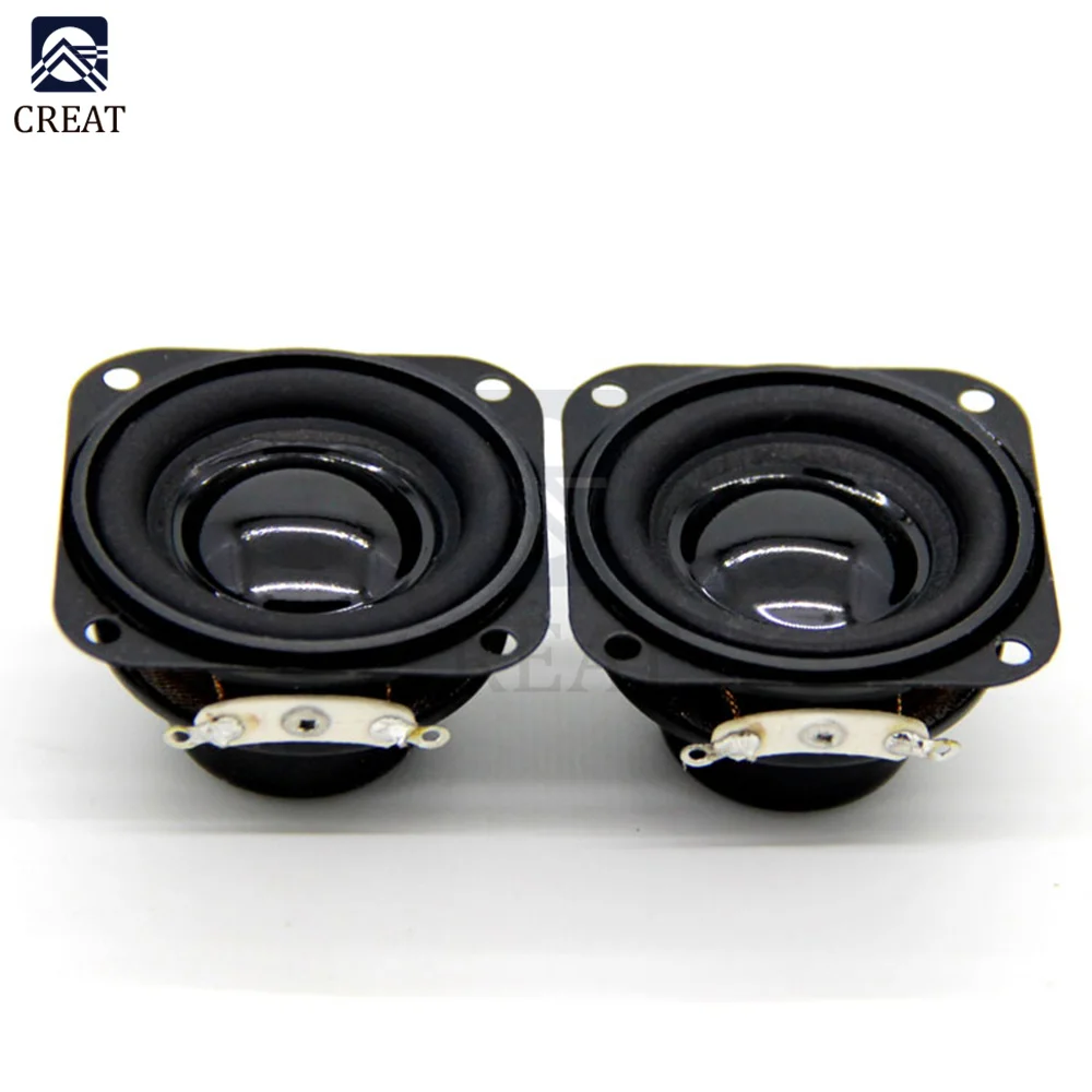 2PCS/Lot 1.5 Inch Internal Magnetic Speaker 4 Ohm 5W Bass Multimedia Small 40mm With Fixing Hole | Электронные компоненты и