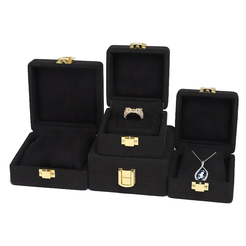 

Metal Buckle Jewelry Box Ring Pendant Bracelet Jewelry Storage Box