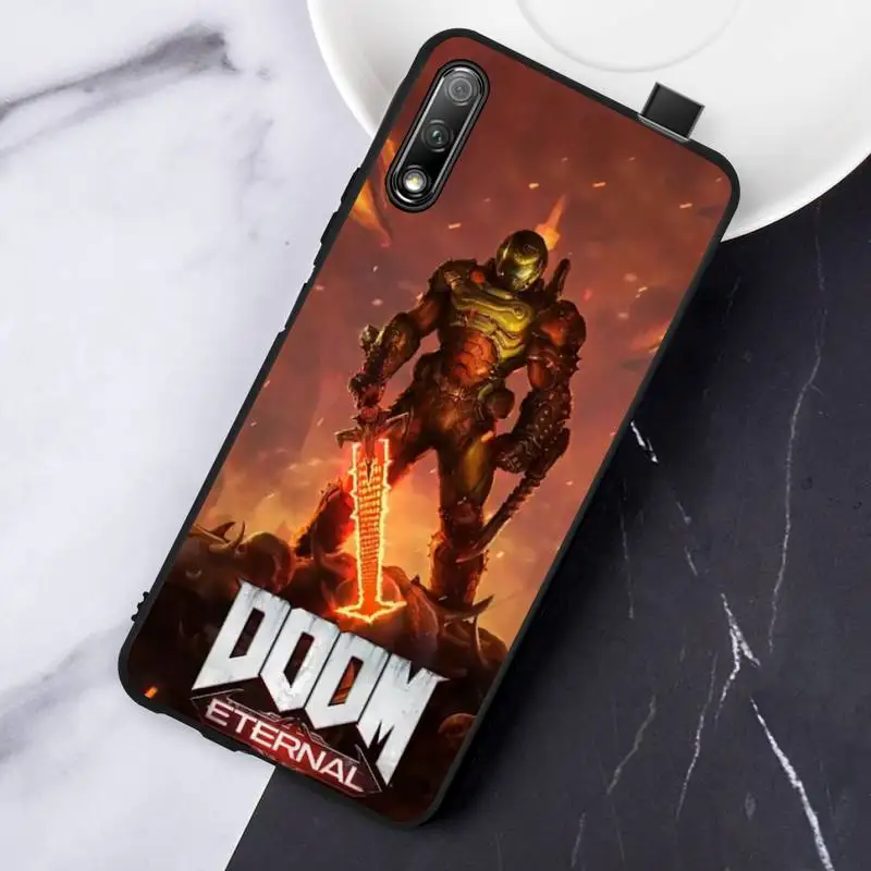 

Doom eternal game Phone Case For Huawei Honor NOVA inova Y 4 5 6 7 8 9 A C E X I v 20 30 s p II pro PLAY lite Cover Funda Shell