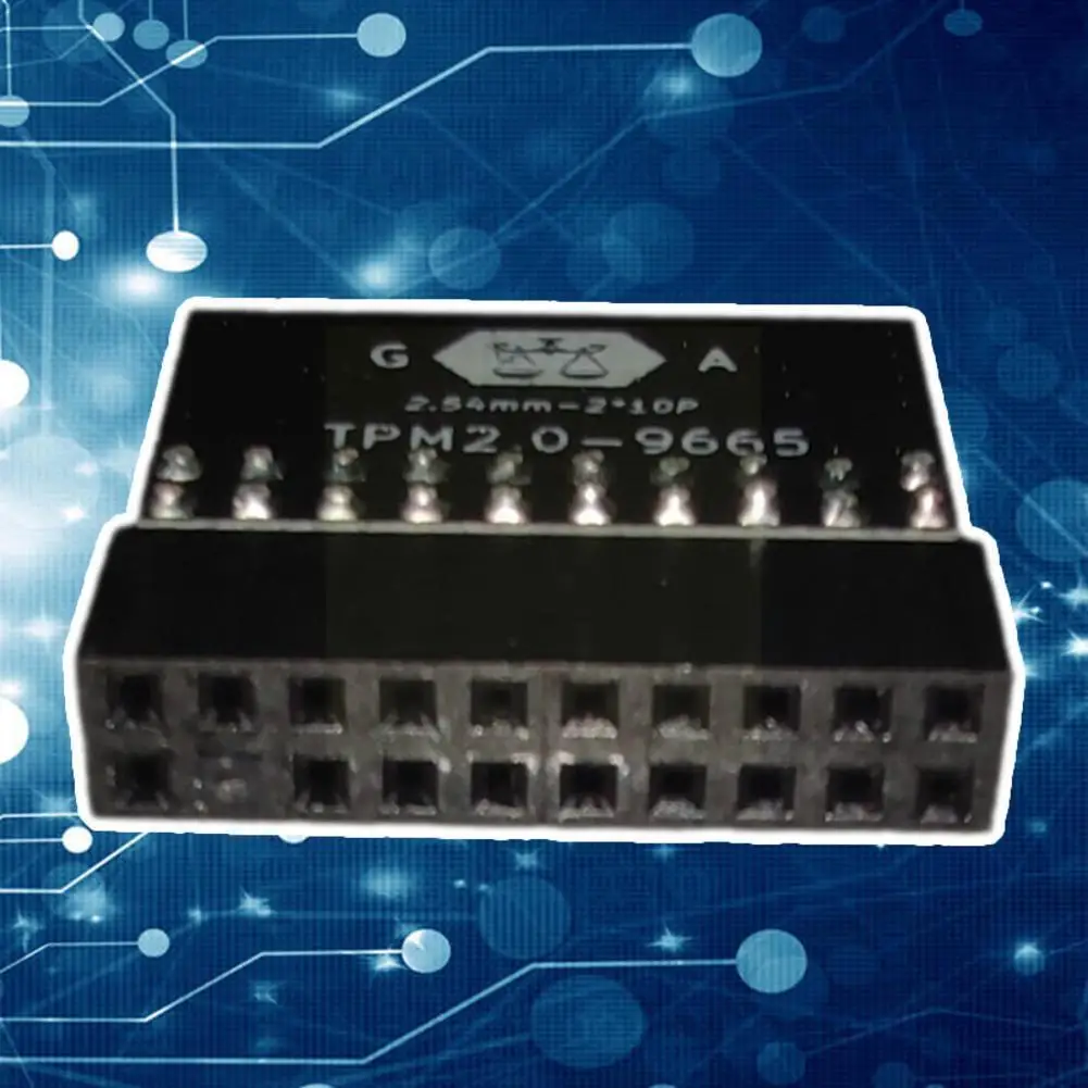 

1 шт., модуль безопасности Tpm 2,0 20pin Lpc, шифрование, удаленная версия, Поддержка модуля карты 20pin N8x5