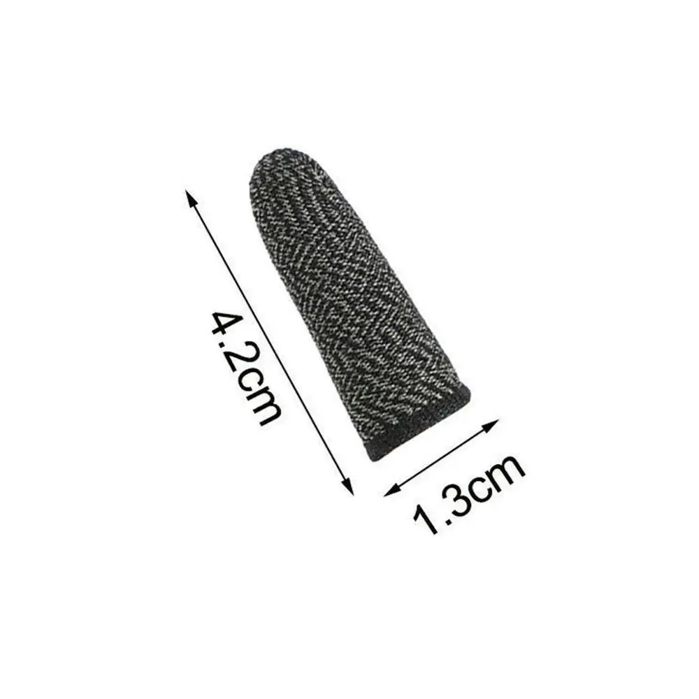 

1 Pair Sleep-proof Sweat-proof Professional Screen Sleeve Thumbs For Mobile Game Gaming Finger Phone Gloves V1C0