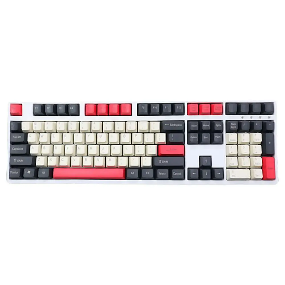 

104 Keys cap PBT Assorted Color Universal Keycaps for Cherry MX Mechanical Keyboard key caps